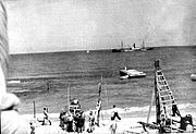 האונייה צ'טבורטי בפריקתה מול חוף תל אביב, מאורעות 1936