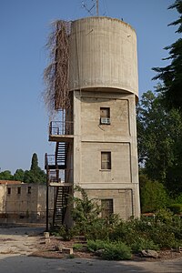מגדל המים בקיבוץ מסילות