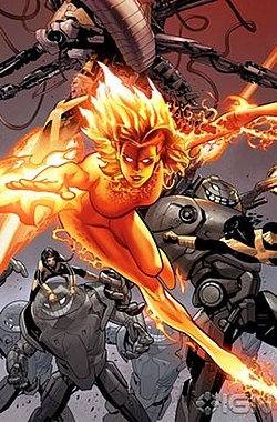 מאגמה, כפי שהיא מופיעה בחוברת X-Men Legacy #235 מיוני 2010, אמנות מאת גרג לאנד.
