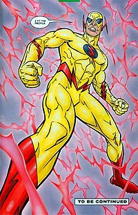 זום, כפי שהוא מופיע לראשונה בחוברת The Flash Vol.2 #197 מיוני 2003, אמנות מאת סקוט קולינס.
