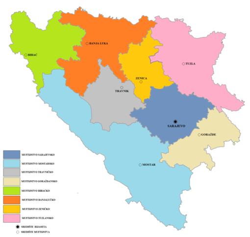 Položaj Bihaćkog muftiluka u okviru Islamske zajednice u Bosni i Hercegovin...