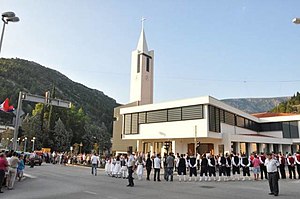 Blagoslov Duhovno-kulturnog centra Trebinjsko-mrkanske biskupije u Stocu 17. srpnja 2013.