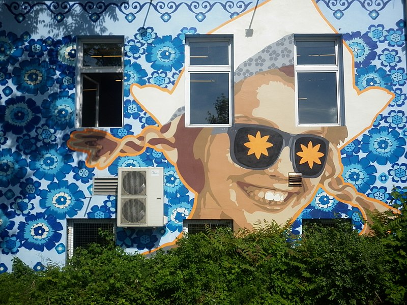 Datoteka:Pipa Duga Čarama na muralu u Beogradu.jpg