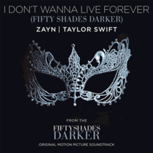 Zayn & Taylor Swift - I Don't Wanna Live Forever (Official Single Cover).png