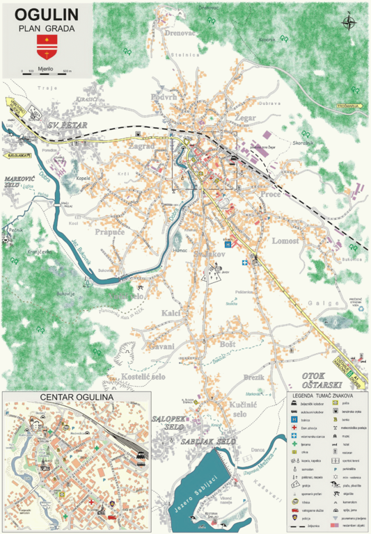 ogulin karta grada Datoteka:Ogulin plan map.png – Wikipedija ogulin karta grada