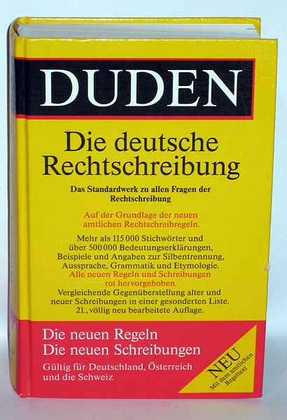 Datoteka:Duden Die deutsche Rechtschreibung.jpg