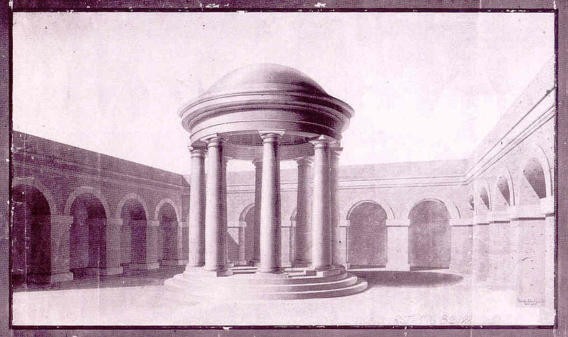 Datoteka:Vicko Andrić- Projekt okruglog hrama s trgom (1815.).jpg