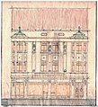 Skica stambeno poslovne zgrade, oko 1919.