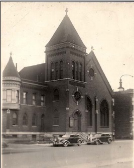 Fájl:Chicagoi Szent István templom, 1938.jpg