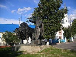A városalapító Vlagyimir Vasziljevics herceg szobra (1990)