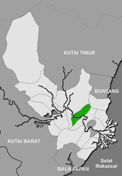 Berkas:Lokasi sebulu kutai kartanegara.jpg