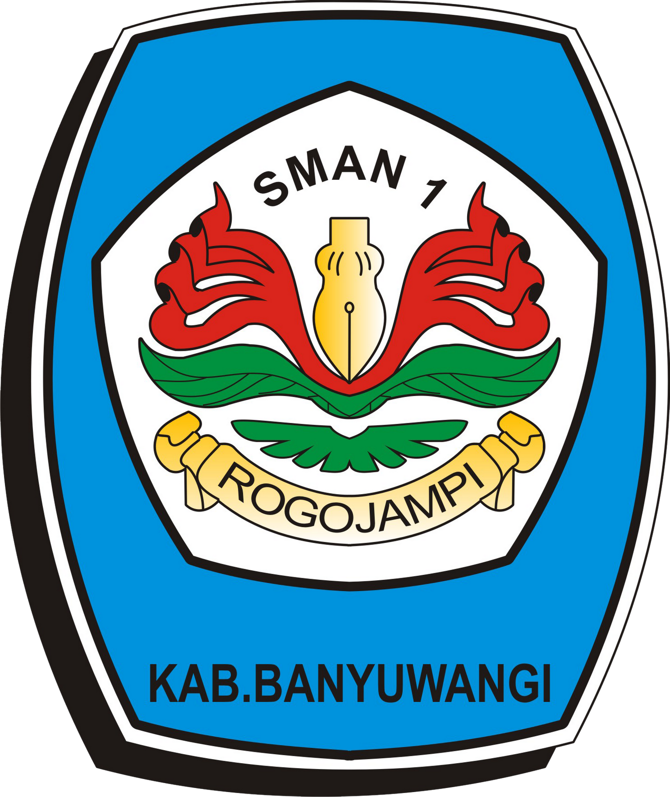 Image result for logo sman 1 rogojampi