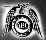 Logo kedua ABC, dari tahun 1949 - 1957. Bergambar lingkaran ABC yang disangga seekor elang dengan kilatan baut.