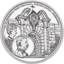 Berkas:2004 Austria 10 Euro The Castle of Artstetten back.jpg