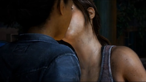 Berkas:The Last of Us Left Behind - Ellie and Riley kiss.jpg