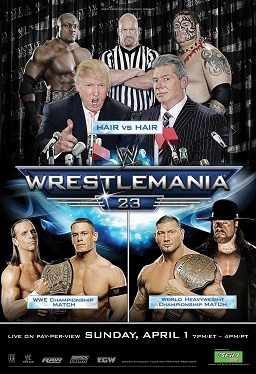 Berkas:WrestleMania 23 event poster.jpg