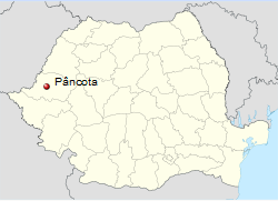 Location of Pâncota