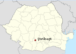 Lokasi kota Ştefăneşti