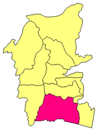 Peta lokasi kecamatan Batu Engau