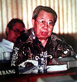 Mgr. Andreas Henrisusanta saat berbicara dalam Sidang KWI pada 1999