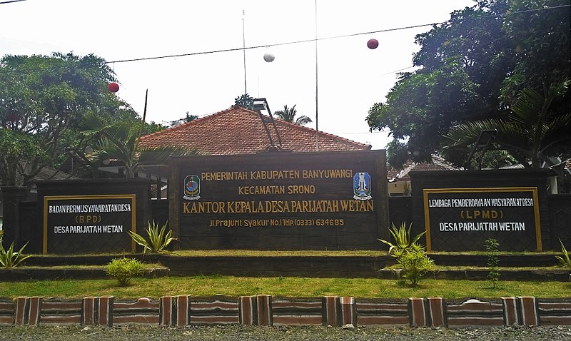 Berkas:Kantor-desa-parijatahwetan-srono-banyuwangi.jpg