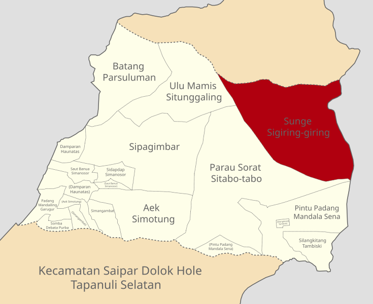 Berkas:Peta Lokasi Sunge Sigiring-giring Kecamatan Saipar Dolok Hole Kabupaten Tapanuli Selatan.svg