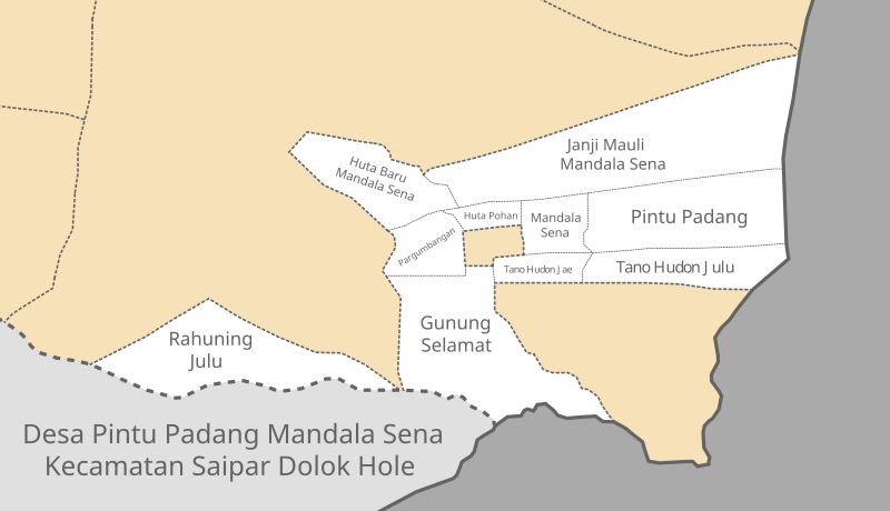 Berkas:Lokasi Pintu Padang Mandalasena Kecamatan Saipar Dolok Hole (Peta Dusun).svg