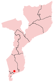 Lokasi Chibuto di Mozambik