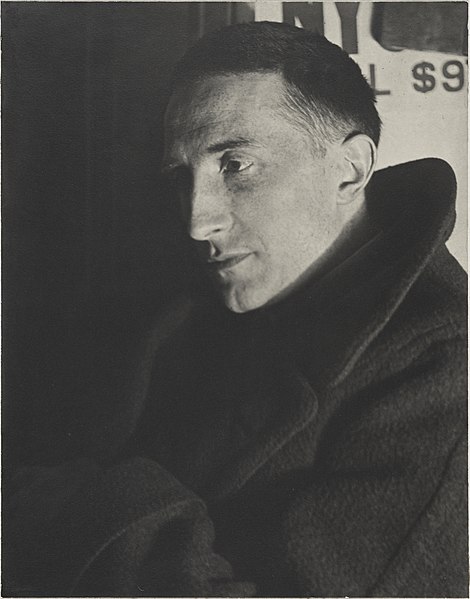 Berkas:Man Ray, 1920-21, Portrait of Marcel Duchamp, gelatin silver print, Yale University Art Gallery.jpg