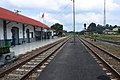 Stasiun Bandar tinggi sebelum penambahan peron tinggi dan kanopi