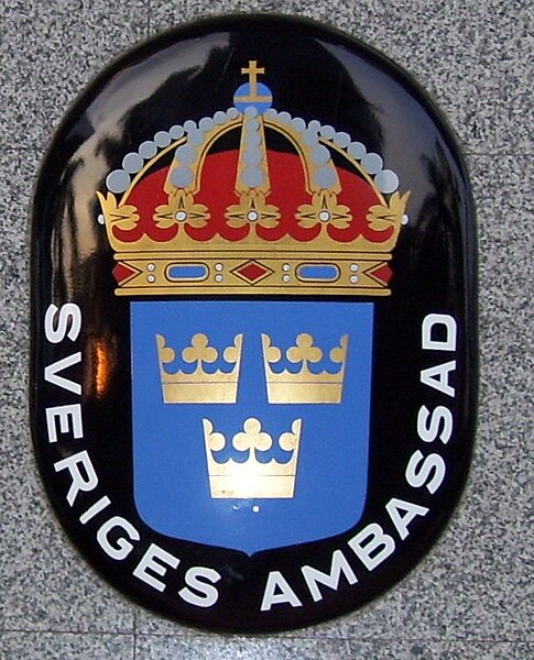 Berkas:Lambang Kedutaan Swedia.jpg