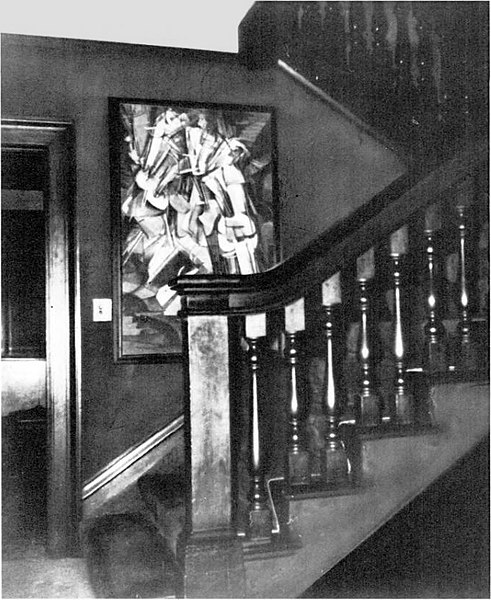 Berkas:Marcel Duchamp, Nude Descending a Staircase, No. 2, in the Frederick C. Torrey home, c. 1913.jpg