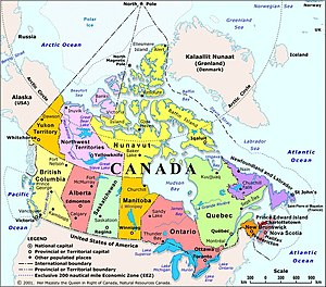 Kanada: Etimologi, Sejarah, Geografi