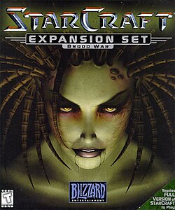 The box art of StarCraft: Brood War.