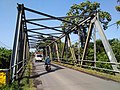 Jembatan yang menghubungkan Desa Bagorejo di Kecamatan Srono dan Desa Kumendung di Kecamatan Muncar