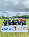 Starting line-up skuad Mangiwang FC sebelum menghadapi Persiban Bantaeng