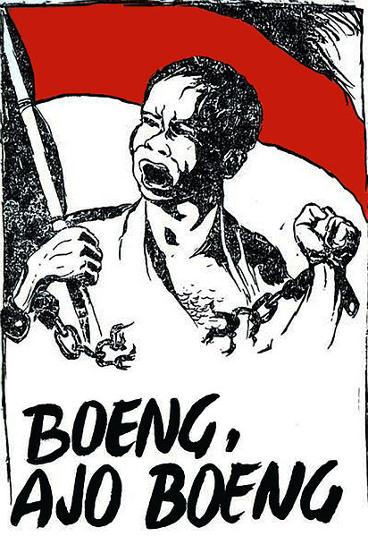 Berkas:Boeng, ajo, Boeng! karya Affandi (foto dokumen oleh Dgi.or.id).jpg