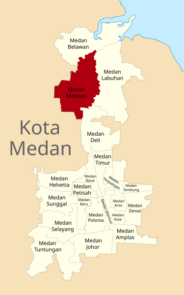 Kode Pos Kecamatan Medan Marelan, Kota Medan