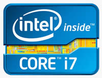 Intel Inside Core i7 with horizontal exposed silicon