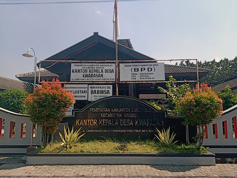 Berkas:Kantor-desa-kwarasan-grogol-sukoharjo.jpg