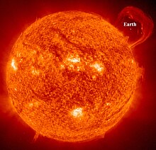 Sun, Earth size comparison labeled.jpg