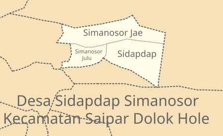 Berkas:Lokasi Sidapdap Simanosor Kecamatan Saipar Dolok Hole (Peta Dusun).svg