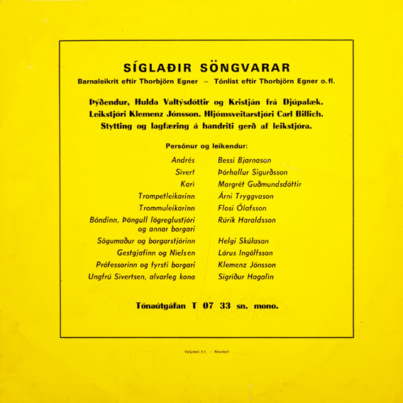 Mynd:T 07 - Ýmsir - Síglaðir söngvarar - B.jpg