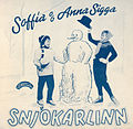 Barnaplata með Soffíu og Önnu Siggu 1959.