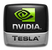 Logo della tecnologia nVidia Tesla