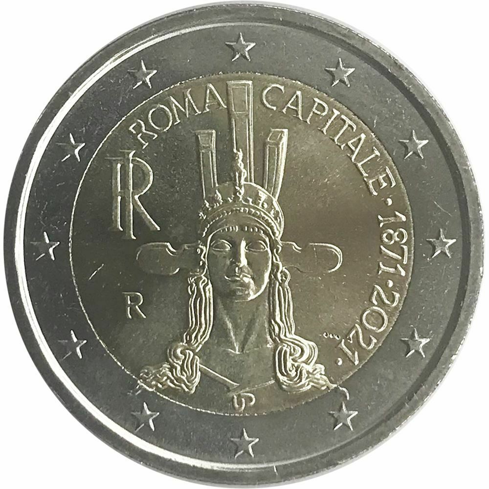 Monedă comemorativă de 2 euro Italia 2021 roma.jpeg