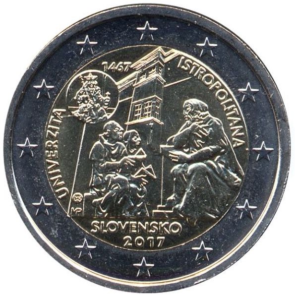 2 euro commemorativo slovacchia 2017 Istropolitana.jpeg