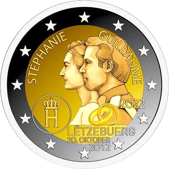 File:2 euro commemorativo 2022 lussemburgo anniversario.jpeg