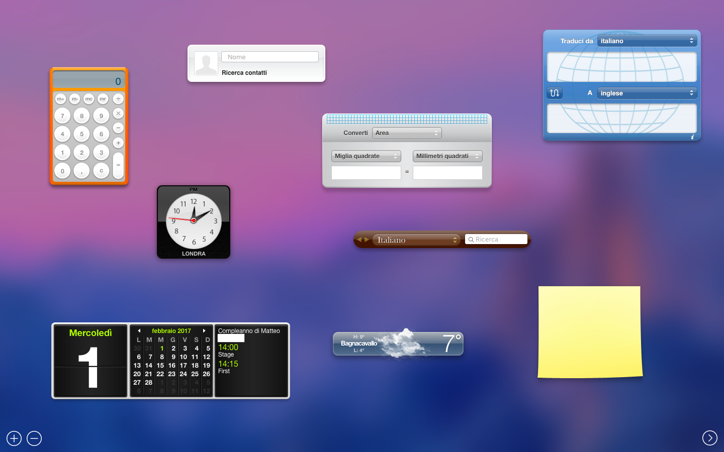 Dashboard Widget For Mac Os