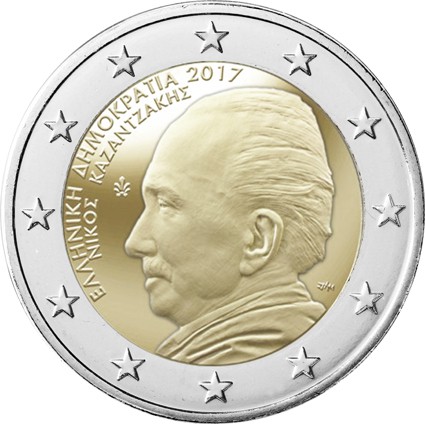 2 euro commemorativo grecia 2017 Kazantzakis.jpeg